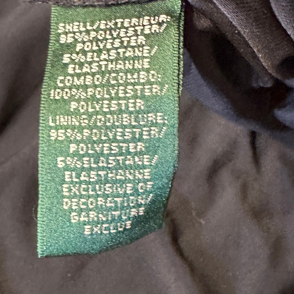 Ralph Lauren Denim Car Coat SZ10 Indigo Blue silver Crest Buttons Military Style - Picture 11 of 16